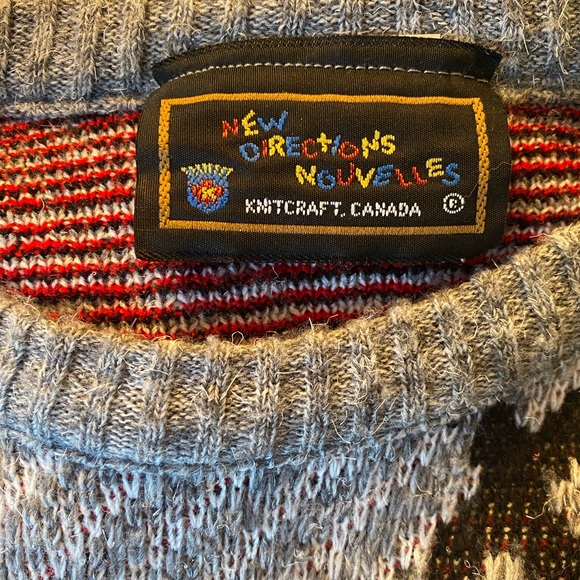 Vintage unisex sweater, fall, grandpa - Picture 4 of 6